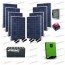 Kit Solare Casa al Mare non Connessa a Rete Enel 5kw 48V + Pannelli 2.1Kw + Batteria OPzS