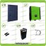 Kit solare fotovoltaico 2.5KW Inverter onda pura Infinity 2.5Kw 48V regolatore MPPT 15Kw 900Vdc Batterie OPzS
