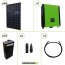 Kit solare fotovoltaico 12.5KW Inverter onda pura Infinity 10Kw 48V regolatore MPPT 15Kw 900Vdc Batterie OPzS