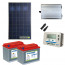 Kit baita pannello solare 280W 24V inverter onda modificata 1000W 2 batterie 110Ah regolatore EPsolar 