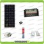 Kit Solare Camper 100W 12V Monocristallino Regolatore Doppia Batteria Accessori 