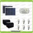 Kit solare illuminazione stalla, casa di campagna 60W 24V 6 lampade LED 7W 5 ore al giorno regolatore EPsolar LS