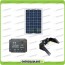 Kit Pannello Solare 10W 12V regolatore di carica 5A Supporto di fissaggio testapalo
