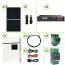 Impianto solare fotovoltaico 4.5KW Inverter Sunforce 5KW 48V Regolatore di Carica MPPT 6KW 100A 450Voc batteria litio