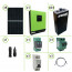 Impianto solare fotovoltaico 3KW 48V inverter ibrido ad onda pura 5KW MPPT 80A batteria opzs