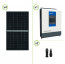 Impianto Solare fotovoltaico 1.5KW Inverter Caricabatterie EPEver 3KW 24V onda pura con regolatore di carica MPPT 60A