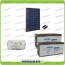 Kit Starter Plus Pannello Solare HF 250W 24V Batteria AGM 200Ah Regolatore PWM 10A LS1024B