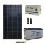Kit Starter Plus Pannello Solare 150W 12V Batteria AGM 150Ah Regolatore PWM 10A LS1024B 