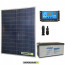 Kit Starter Plus Pannello Solare 200W 12V Batteria AGM 200Ah Regolatore PWM 20A NV20