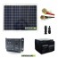 Kit Starter Pro 50W 12V con batteria 24Ah e 10m cavi 4mmq PVC