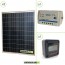 Kit Starter Solare Fotovoltaico 160W 24V  Regolatore PWM 10A 24V Epsolar LS1024B con Display MT-50
