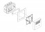 Schema Rialto Frame 503 Cornice in plastica in PMMA per Termostato TTR2-F503-RI