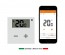 App Rialto Termostato aggiuntivo touch wireless con display a batterie ZED-TTR2-RI