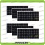 Stock 6 Pannelli Solari 100W 12V Monocristallino