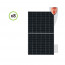 Set 8 pannelli solari fotovoltaici 410W 24V monocristallini alta efficienza cornice nera cella PERC del tipo half-cut 