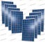 Set 8 Pannelli Solari Fotovoltaici 270W Europeo 30V tot. 2160W Casa Baita Stand-Alone