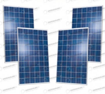Set 4 Pannelli Solari Fotovoltaici 270W Extra-Europeo 30V tot. 1080W Casa Baita Stand-Alone