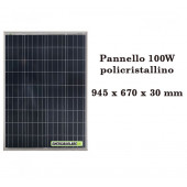 Solarmodul Photovoltaik SolarPanel 100W 12V wohnmobil solaranlage polykristallin NX
