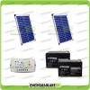 Kit cancello elettrico 40W 24V (pannelli solari fotovoltaici + regolatoredi carica +batterie)