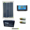 Votive Solar Kit 5W 12 V 2 0,3 W LED-Lampe immer an 24 Stunden am Tag