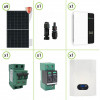 Impianto solare fotovoltaico 3.8KW  Inverter Growatt OFF-GRID 5KW sinusoidale pura Regolatore di carica MPPT integrato batteria litio 150Ah