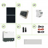 Kit solare storage pannello monocristallino 4500W e Inverter monofase Growatt SPH4600 con doppio MPPT