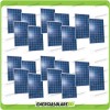 20 x European Photovoltaic Solar Panel 250W 24V tot. 5000W Hause Baita Stand-Alone