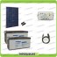 Kit Starter Plus Solar Panel HF 270W 24V Batterie AGM 200Ah PWM 10A Controller LS1024B und USB-Kabel RS485