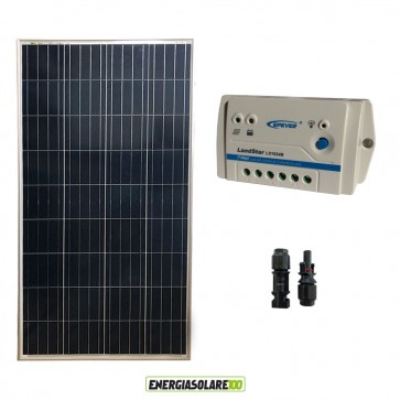 Kit panneau solaire 150W 12V Régulateur de charge PWM 10A 12V EPSOLAR LS campingcar