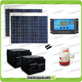 Kit arrosage solaire autonome 30W 12V pompe12V  irrigation 750GPH régulateur de