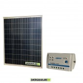 Kit Starter Panneau solaire poly 80W 12V Régulateur de charge PWM 10A 12V LS1024B