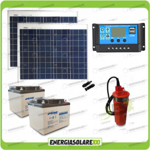 Kit solaire d'irrigation 100W 24V 20 mètres de prévalence 3 heures de travail