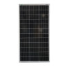 Panneau Solaire Photovoltaïque 100W 12V Monocristallin Haut Rendement 9 BUS BAR Batterie Bateau Camping Car 