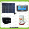 Kit d'arrosage solaire autonome 50W 12V avec pompe irrigation 1500 GPH régulateur de charge batterie