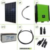 Kit solaire photovoltaïque 15KW Onduleur pur sinus Infinity 10Kw 48V régulateur MPPT 900Vdc batteries AGM 