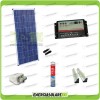 Kit Camping car panneau solaire 150W 12V régulateur REGDUO support colle passetoit