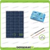 Kit solaire pour roulotte camping car panneau solaire 80W 12V pour recharger batterie