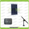 Kit panneau solaire Régulateur de charge 5W 12V 5A Support de fixation Réglable