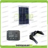 Kit panneau solaire 5W Régulateur de charge 5A Support de montage poteau