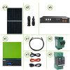 Impianto solare fotovoltaico 5.2KW  Inverter MAX7 7.2KW 48V doppio ingresso MPPT 80A 500VDC potenza PV 8KW batteria litio