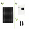 Kit solaire photovoltaïque 4.3KW Sunforce Onduleur 5KW 48V Régulateur de charge MPPT 100A 450Voc