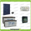 Kit Panneau Solaire 280W 24V Batterie AGM 200Ah PWM 10A régulateur LS1024B et Display MT-50