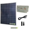 Kit panneau solaire 200W 12V régulateur de charge 20A PWM LS Câble de branchement USB