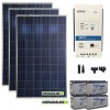 Kit solaire photovoltaïque batterie AGM 150Ah panneau 840W 24V régulateur de charge MPPT 40A DISPLAY DB1 + interface UCS