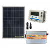 Kit 100W panneau solaire onduleur modifié 600W régulateur 10 A EPsolar