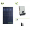 Kit Photovoltaïque Panneaux 3920W Onduleur Solaire Hybride SNA5000 5KW Double Contrôleur MPPT 480VDC 6.4KW PV Clé WIFI