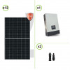 Kit Photovoltaïque Panneaux 6000W Onduleur Solaire Hybride SNA5000 5KW Double Contrôleur MPPT 480VDC 6.4KW PV Clé WIFI