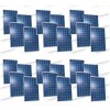 24 European Photovoltaic panneau solaire 270W 30V tot. 6480W maison Baita stand-alone
