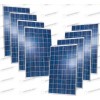 8 panneaux solaires photovoltaiques policristallins 280W 2240W tot