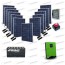 Kit Maison solaire par la mer non connecté à Enel 5kw 48V Réseau + Panneaux 3.2Kw + Batterie OPzS